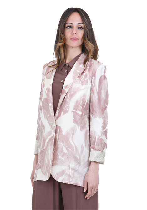 MONOPETTO BRUSHED PRINT ALYSI | Blazer | 116814-P6031CP