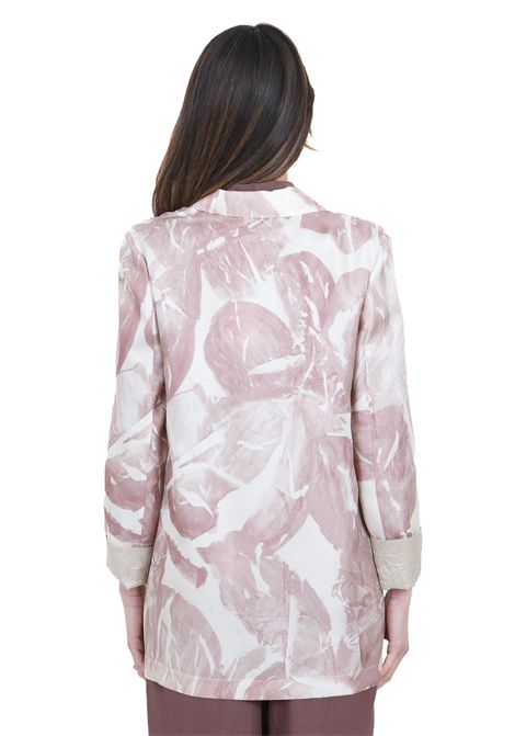 MONOPETTO BRUSHED PRINT ALYSI | Blazer | 116814-P6031CP