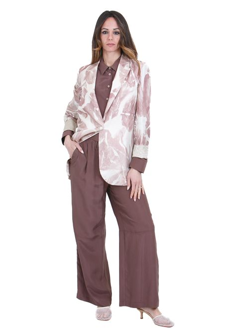 MONOPETTO BRUSHED PRINT ALYSI | Blazer | 116814-P6031CP