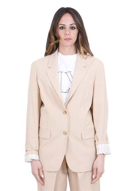 TELA DI LANA CON RISVOLTO ALYSI | Blazer | 116826-P6016PELLE