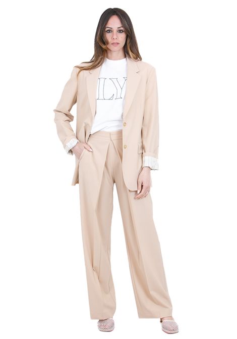 TELA DI LANA CON RISVOLTO ALYSI | Blazer | 116826-P6016PELLE