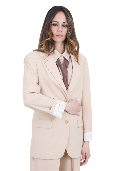 TELA DI LANA CON RISVOLTO ALYSI | Blazer | 116826-P6016PELLE