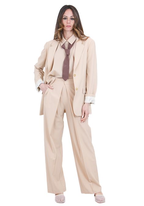 TELA DI LANA CON RISVOLTO ALYSI | Blazer | 116826-P6016PELLE