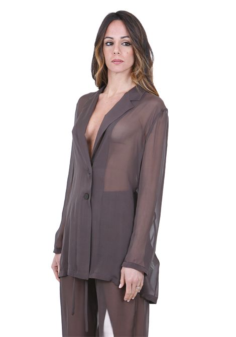 CHIFFON SCIOLTA ALYSI | Blazer | 116827-P6214CHOCO