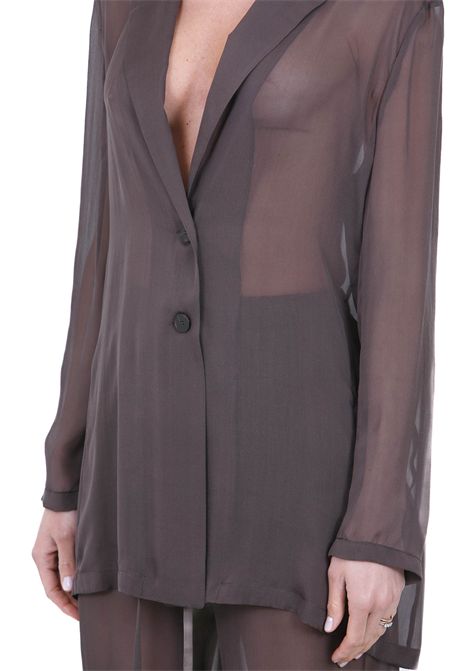 CHIFFON SCIOLTA ALYSI | Blazer | 116827-P6214CHOCO