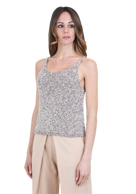 PAILLETTES TRICOT ALYSI | Top | 216423-P6002MOSTO