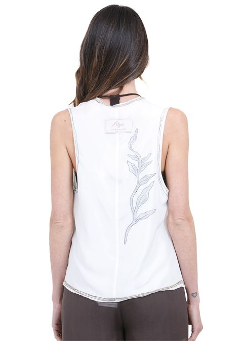 HAND PAINTED ALYSI | Gilet | 216812-P6202BURRO