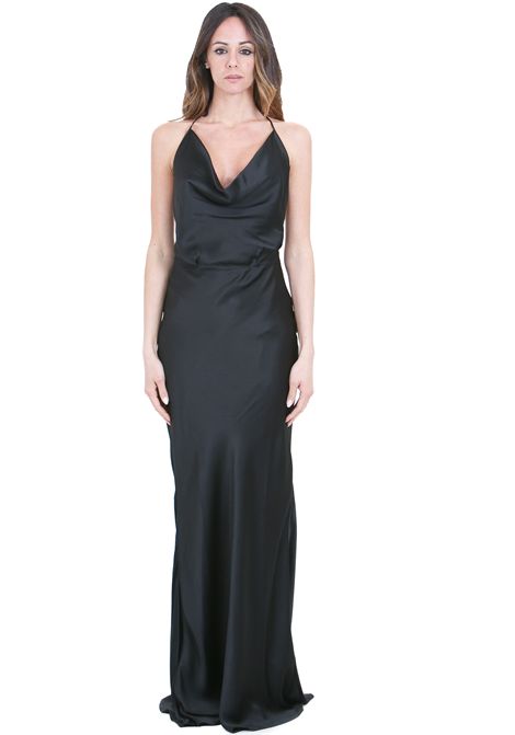 SLIM IN RASO MISTO SETA DONDUP | Abiti | DA523SF0106DXXX999