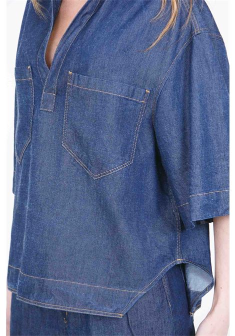 DENIM REGULAR MANICHE 3/4 DONDUP | Camicie | DC458DF0266DMC4800