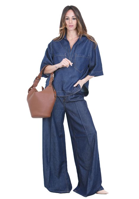 DENIM REGULAR MANICHE 3/4 DONDUP | Camicie | DC458DF0266DMC4800