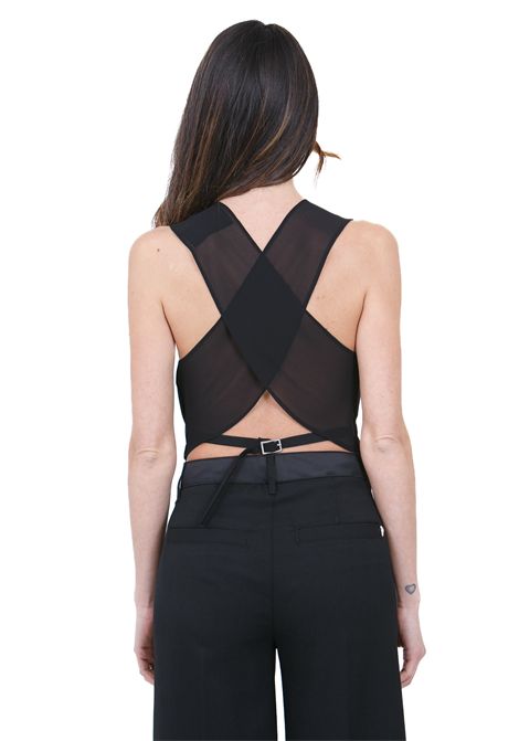 SLIM IN GABARDINA DONDUP | Gilet | DJ763WFH188DXXXC999