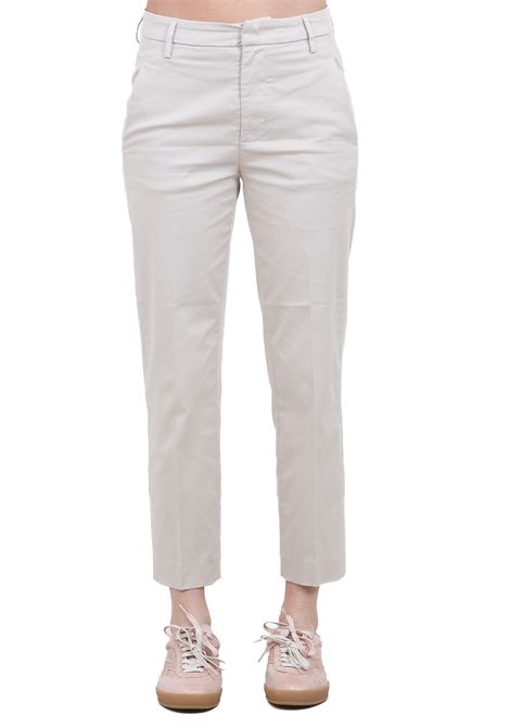 NIMA SIP IN GABARDINA DONDUP | Pantaloni | DP576ZGS0096DPTD-NIMAZIP004