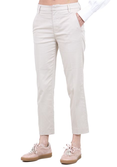 NIMA SIP IN GABARDINA DONDUP | Pantaloni | DP576ZGS0096DPTD-NIMAZIP004