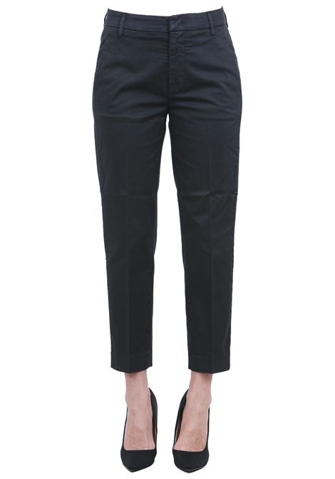 NIMA SIP IN GABARDINA DONDUP | Pantaloni | DP576ZGS0096DPTD-NIMAZIP999