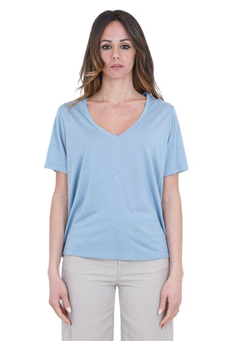 SCOLLO A V MODAL SETA DONDUP | T- Shirt | DS069JF0349DXXX858