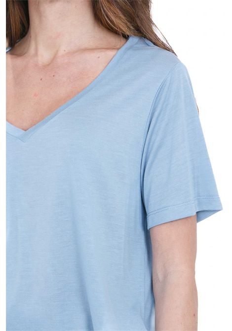 SCOLLO A V MODAL SETA DONDUP | T- Shirt | DS069JF0349DXXX858