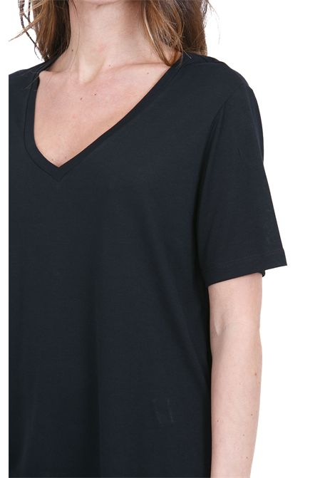 SCOLLO A V MODAL SETA DONDUP | T- Shirt | DS069JF0349DXXX999