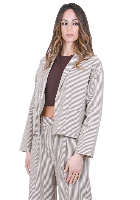 SEERSUCKER RIGHE JUCCA | Blazer | J4313075/34R1079