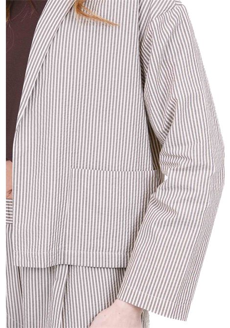 SEERSUCKER RIGHE JUCCA | Blazer | J4313075/34R1079