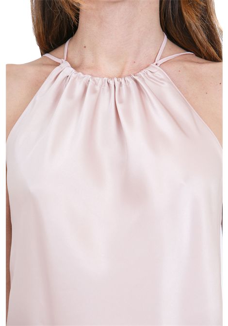 SATIN PINKO | Top | CAROTA-106621-A1Y5Q35