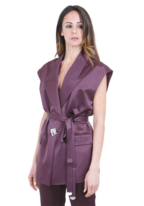 SATIN PINKO | Blazer | MELANZANA-106585-A1Y5R57
