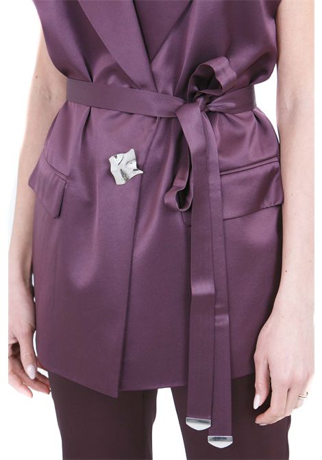 SATIN PINKO | Blazer | MELANZANA-106585-A1Y5R57